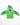 Green toddler 3D dinosaur hooded sweatshirt from the Natural History Museum, front view