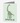 Gnatalie notecard with line drawing of the green dinosaur