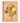 Hereafter wood journal with engraved flowers, front