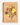 Hereafter wood journal with engraved flowers, front