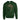 Green sweatshirt with a skeleton design on a white background