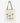 Cream tote bag with brown handles and a grid of vintage-style butterfly illustrations