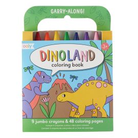 Dinoland Carry Along Coloring Book Set