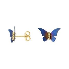 Titanium Butterfly Earrings