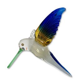 Glass Blown Hummingbird Ornament